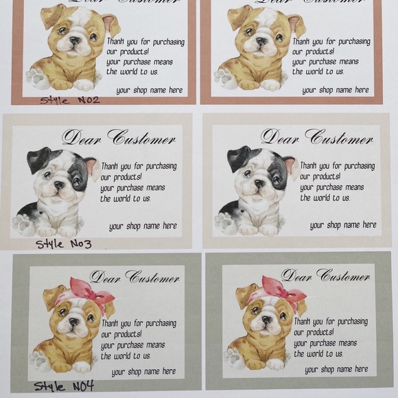 New Poshmark Thank you For Your Business Cards, 100 TY   Cards - Picture 8 of 10